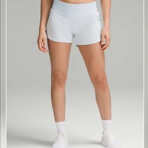 Lululemon Speed Up HR Short 4” Powder Blue